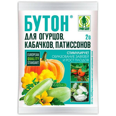 Бутон - стимулятор плодообразования (огурцы, кабачки) - 2гр.