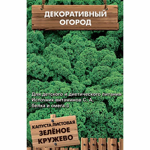 Капуста листовая кале Зеленое кружево Поиск