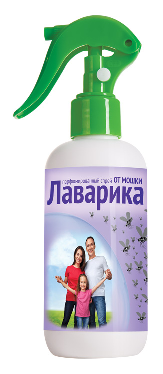 Лаварика парфюмерный спрей от Мошки  200 мл