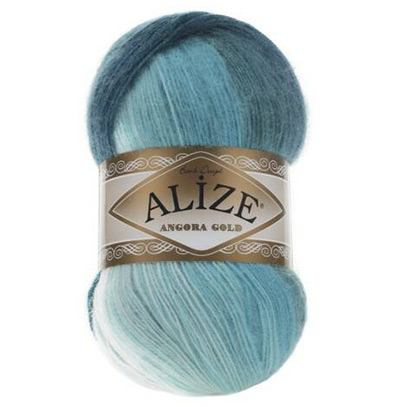 Пряжа Alize Angora Gold Batik № 1892 (550 м) 100 гр.