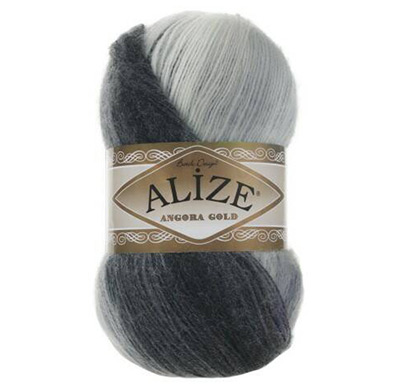 Пряжа Alize Angora Gold Batik № 1900 (550 м) 100 гр.