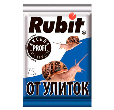 Rubit Аксела профи от улиток и слизней 75г