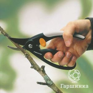 Секатор плоскостной с петлей для пальцев 1001534 Fiskars