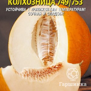 Семена  Дыня Колхозница 749/753  0,5 гр Плазменные семена