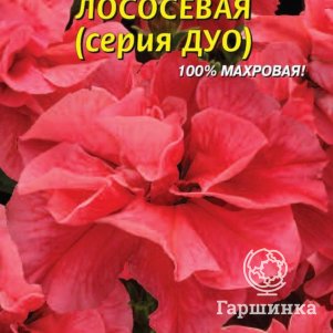 Семена Петуния F1 (серия Дуо) Лососевая, 10 драже в пробирке, Плазменные семена