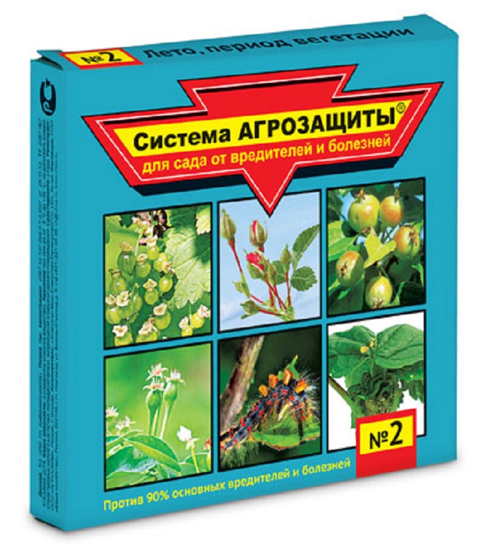 Система АГРОЗАЩИТЫ №2 Лето, период вегетации (кортлис+дискор) для сада от вредителей и болезней